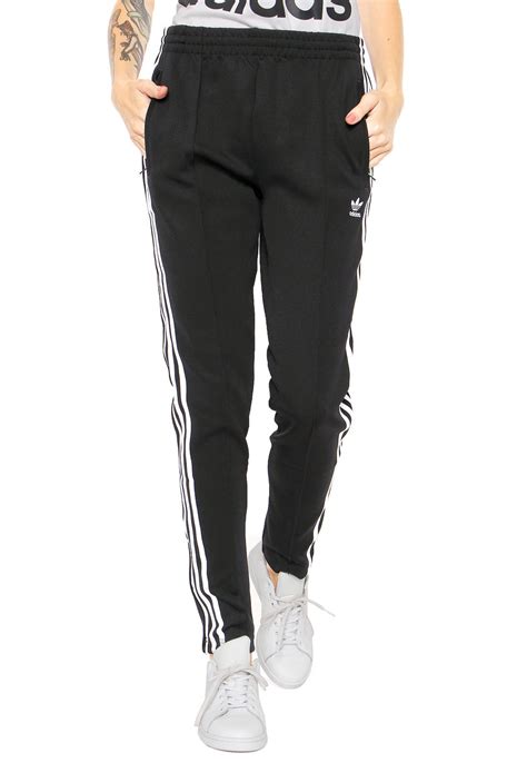 calça jogger adidas originals sst tp preta bra